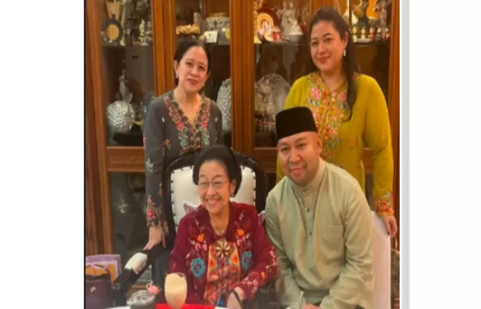Didit Hediprasetyo saat Halal Bihalal ke Kediaman Presiden ke-5 RI, Megawati Soekarnoputri. (instagram.com/ragowo.hadiprasetyo)