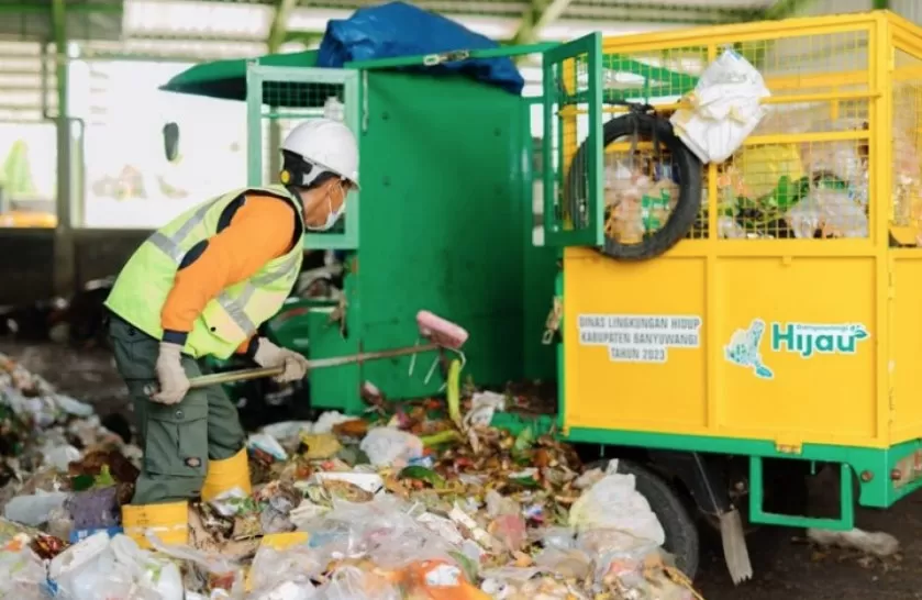 Salah satu pengelolaan sampah sirkular di Banyuwangi yang sudah beroperasi