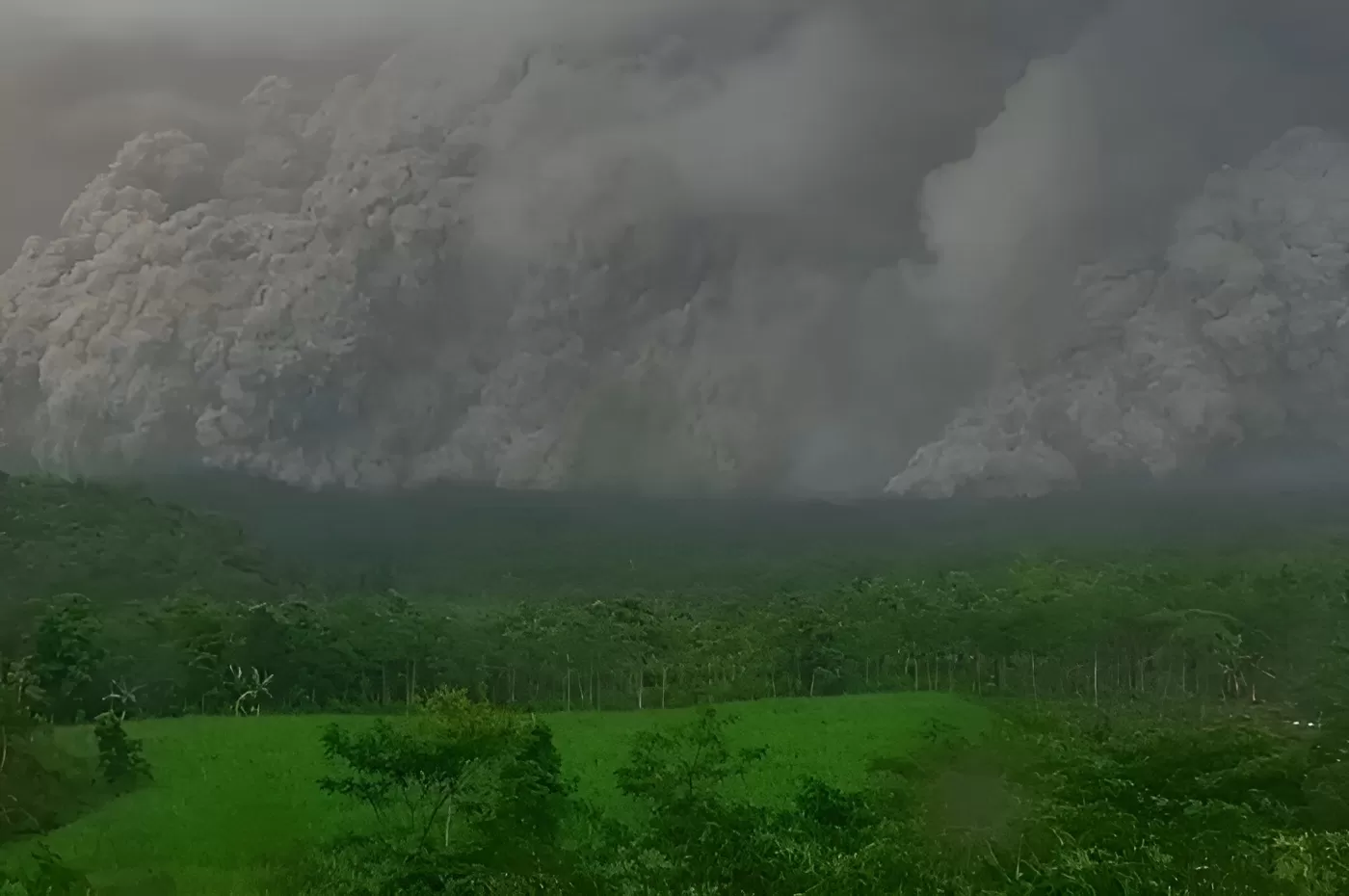 Menyoroti fakta terkini terkait bencana erupsi pada kawasan Gunung Semeru di Lumajang, Jawa Timur. (X.com/@WeatherMonitor)