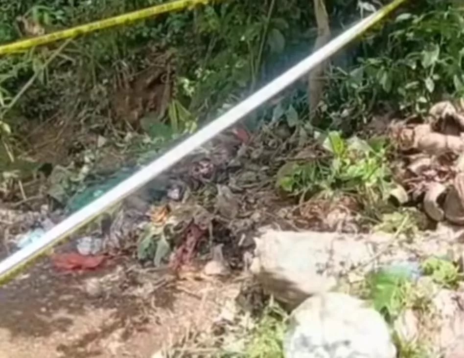 Tangkapan layar tempat Alvaro Kiano Nugroho ditemukan dengan kondisi meninggal dunia setelah hilang sejak Maret 2025. (TikTok/iqbalcahyadi12)