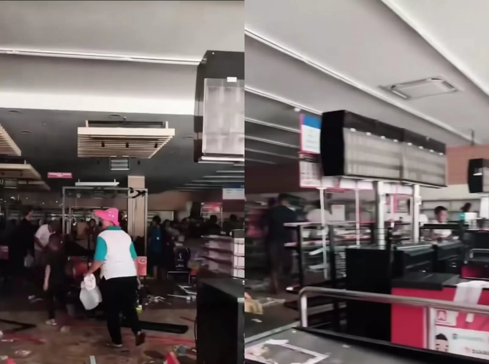 Viral di media sosial aksi penjarahan minimarket di Tapanuli Tengah dan Sibolga. (Instagram/sumutnusantara)