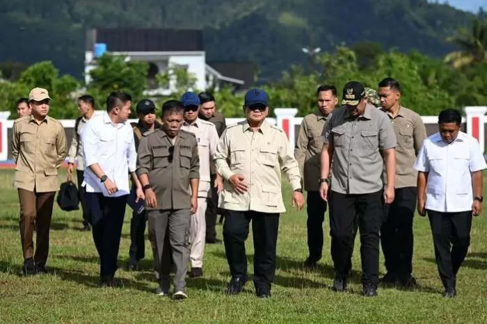 Presiden Prabowo Tinjau Lokasi Banjir Sumatera Utara (Sumber foto: instagram.com/sekretariat.kabinet)