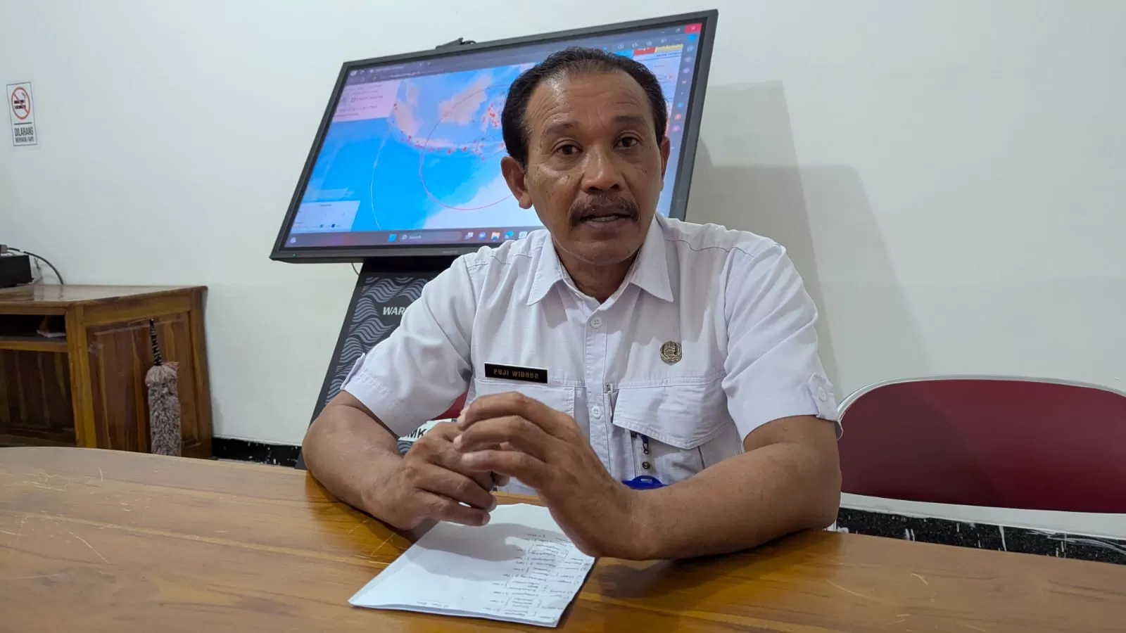 Kepala Bidang Kedaruratan, Logistik, Rehabilitasi, dan Rekonstruksi BPBD Rembang, Puji Widodo