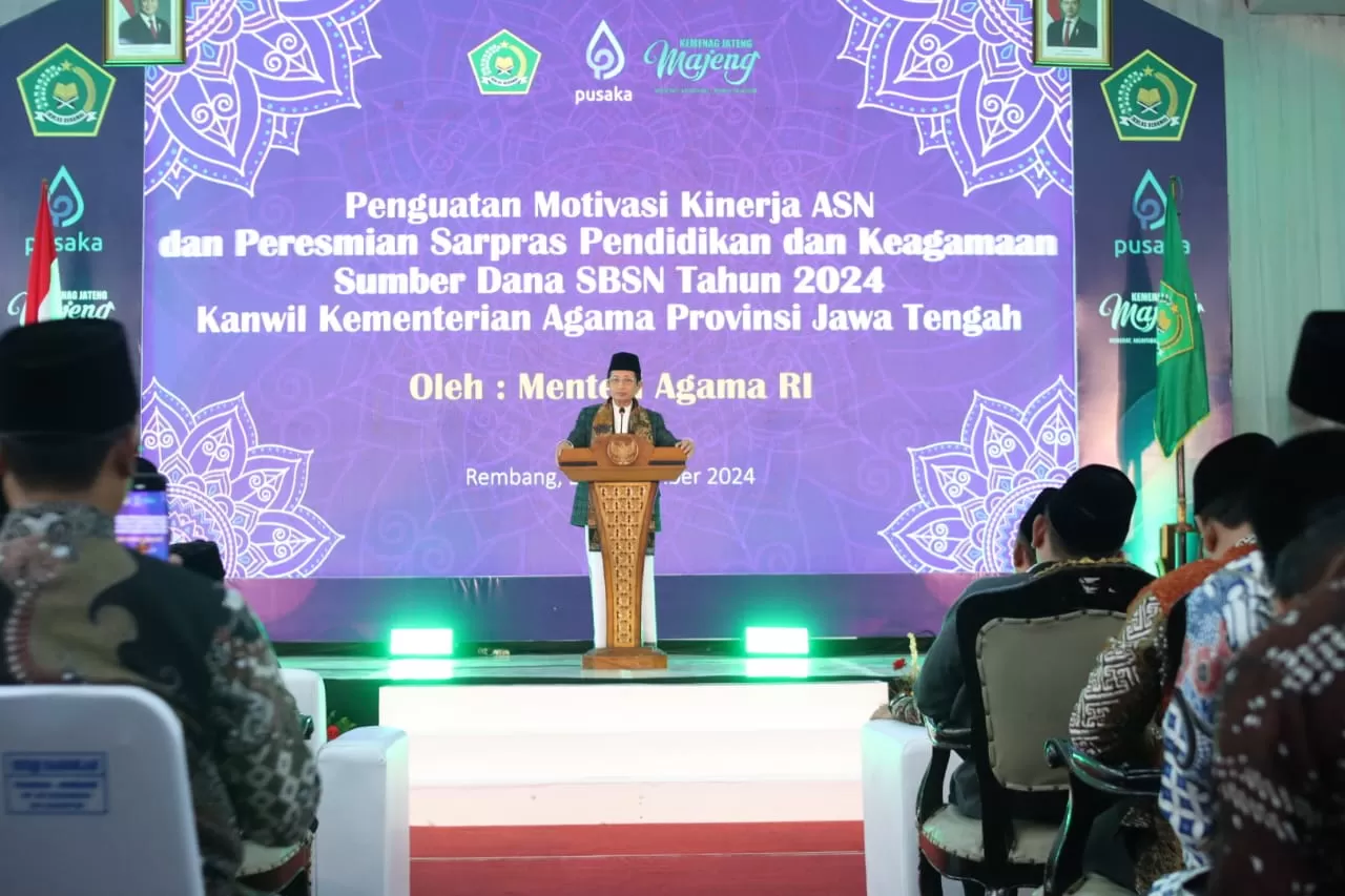 Menteri Agama Resmikan Gedung Baru MAN 2 Rembang: Laboratorium dan Perpustakaan Modern