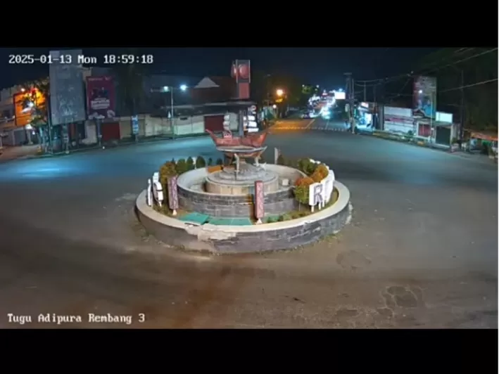 Tangkapan layar CCTV Pemkab Rembang
