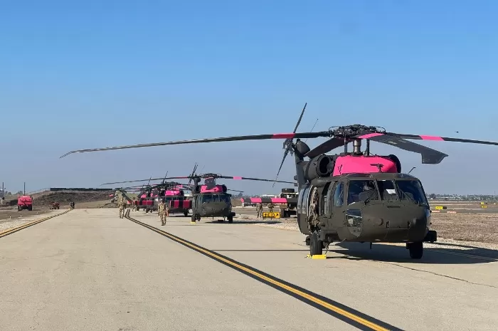 Potret pasukan militer di California yang membantu proses evakuasi kebakaran di Los Angeles, Amerika Serikat (AS). (Dok. Government California)