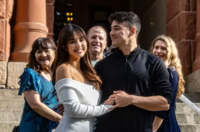 Potret artis Aurelie Moeremans bersama sang suami Tyler Bigenho. (Instagram.com/@aurelie)