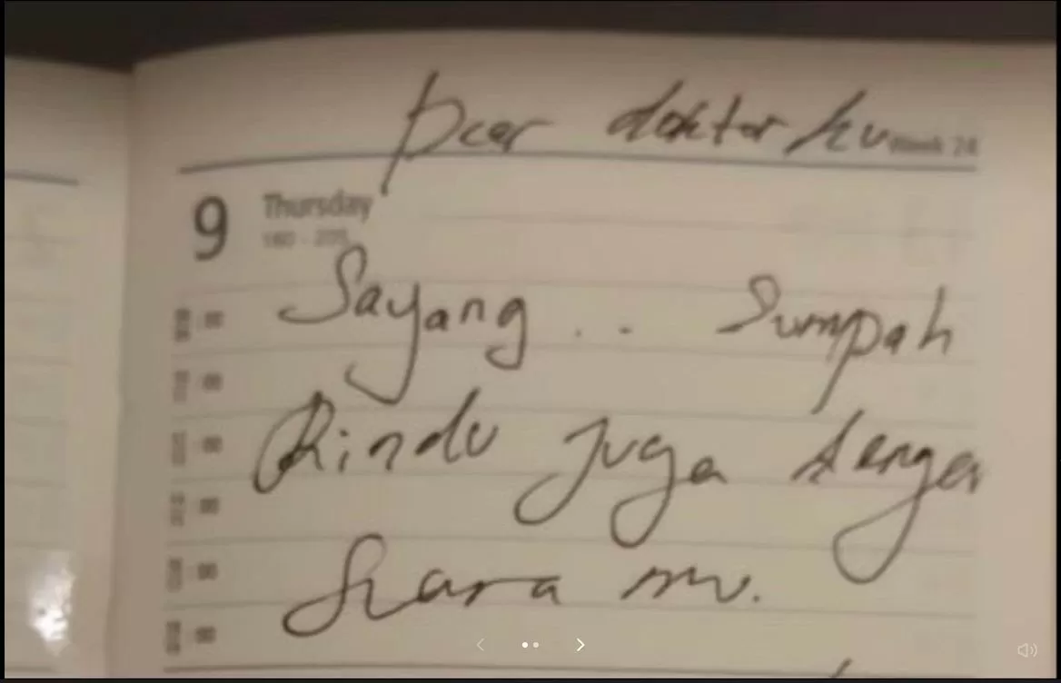 Surat dari Ammar Zoni/ Foto: dok. TikTok