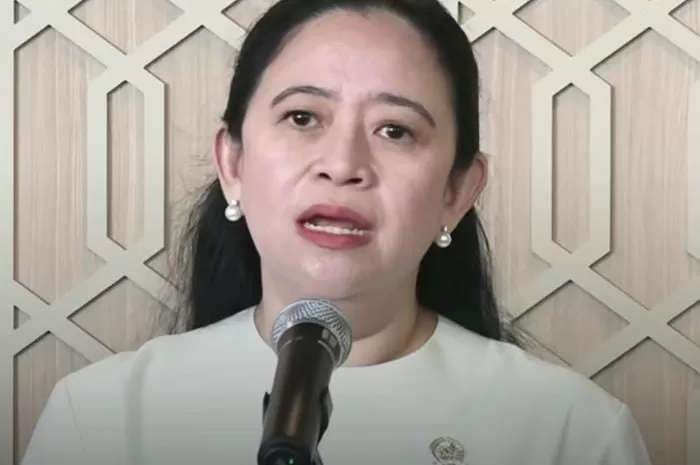 Puan Maharani saat konferensi pers mengenai UU TNI di gedung DPR pada Kamis, 20 Maret 2025. (Instagram/dpr_ri)