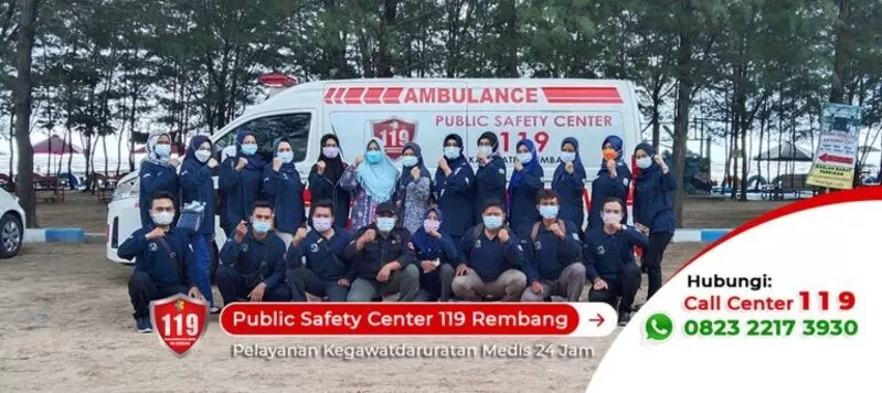 PSC 119 Rembang layani kondisi gawat darurat medis, kecelakaan, dan bencana. Gratis, siaga 24 jam, hubungi 119 atau WhatsApp!