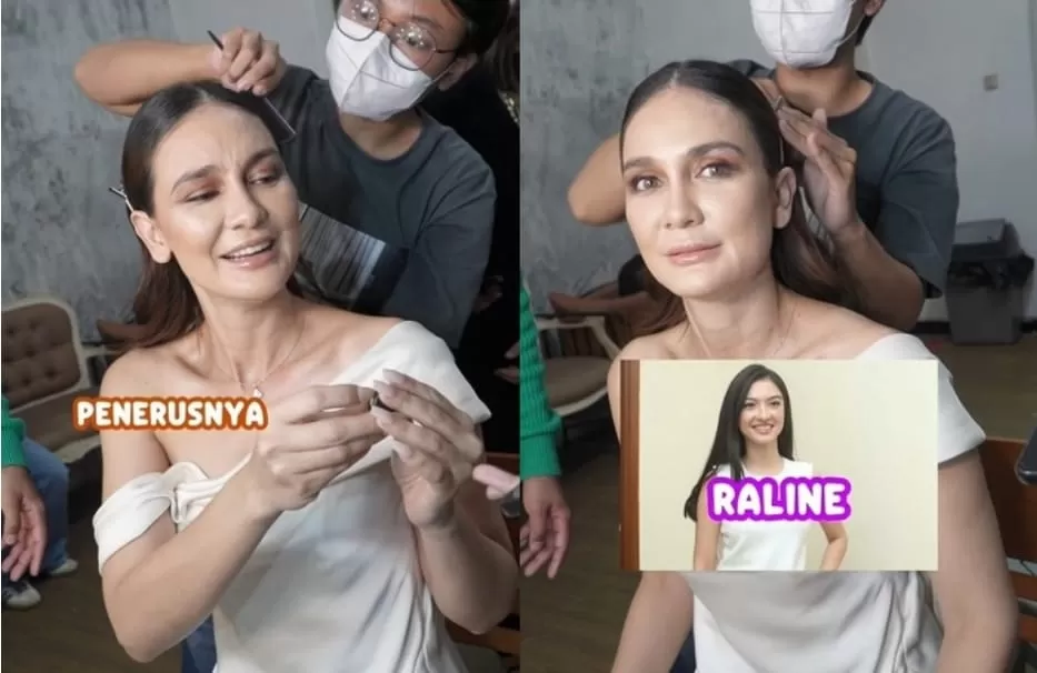 Unggahan Luna Maya tentang jabatan &lsquo;Ketua Wanita yang Masih Betah Melajang&rsquo; pada Raline Shah. (TikTok/lunamaya)