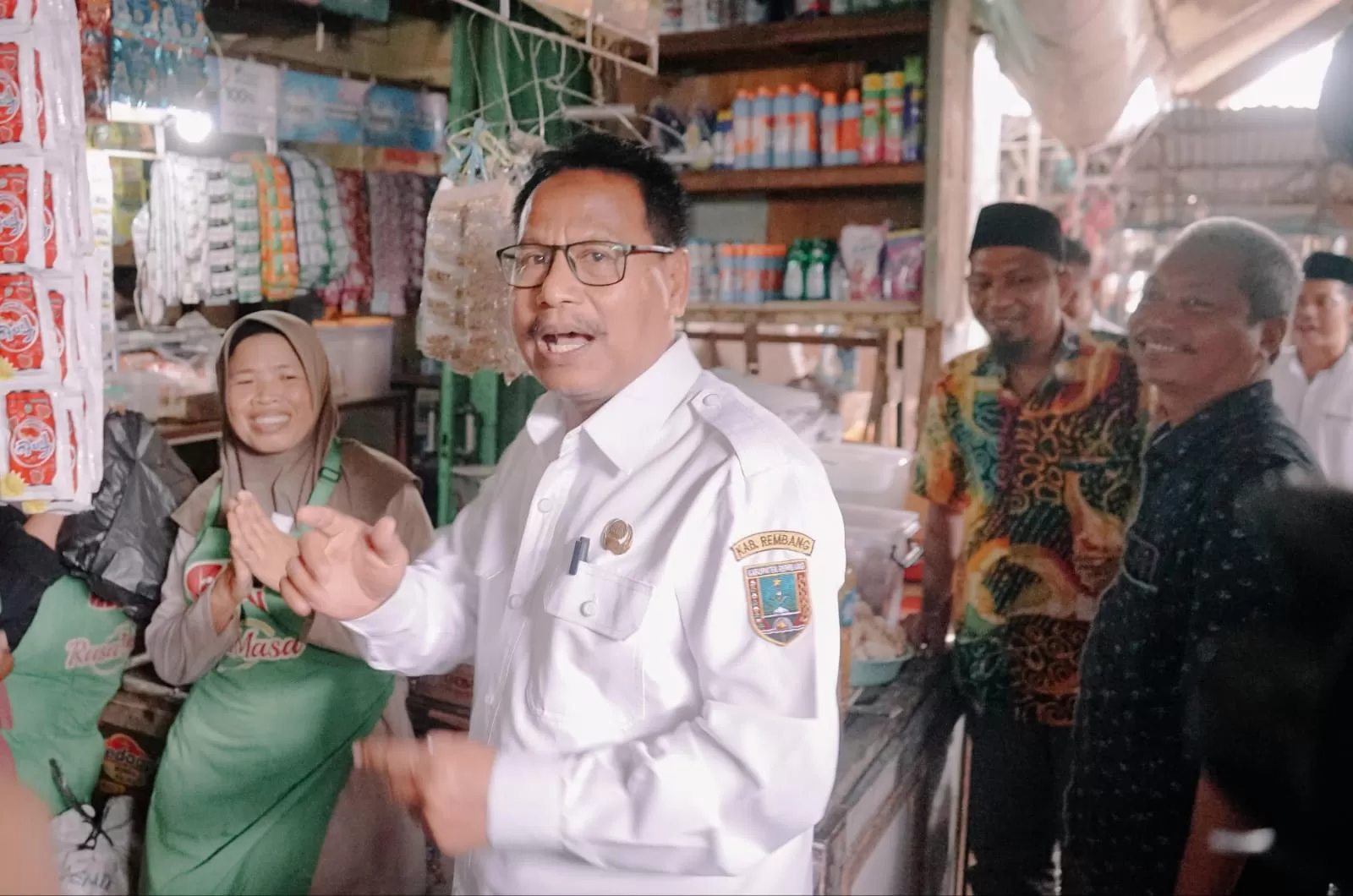 Bupati Rembang Harno memastikan Pasar Kota Rembang tidak akan dipindah