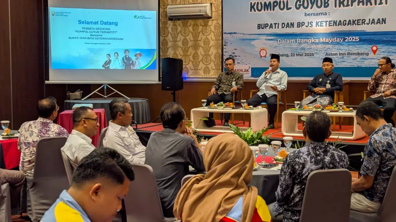 Forum Tripartit Rembang kembali aktif, dorong sinergi pekerja dan pengusaha untuk wujudkan iklim kerja yang sehat.