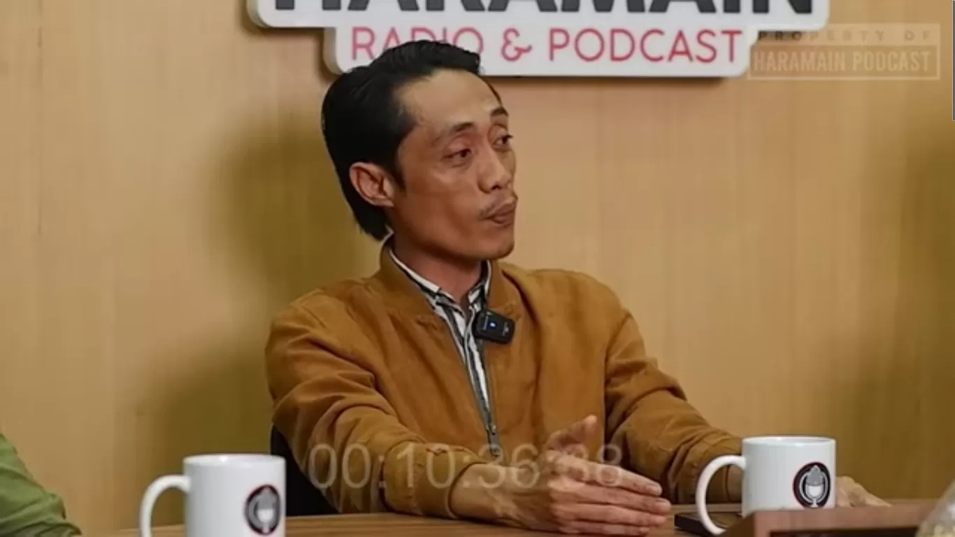 Kader PSI, Dian Sandi Utama. (Youtube/Haramain Podcast)