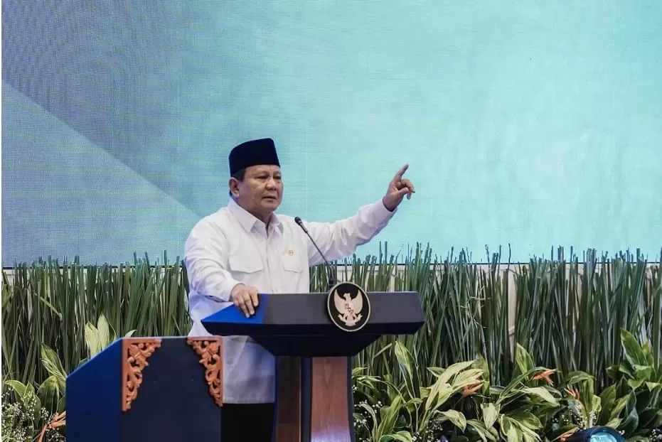 Presiden Prabowo saat menghadiri Peluncuran Mekanisme Baru Tunjangan Guru ASN Daerah di Plaza Insan Berprestasi Kemendikdasmen, Jakarta, Kamis, 13 Maret 2025. (Instagram/presidenrepublikindonesia)