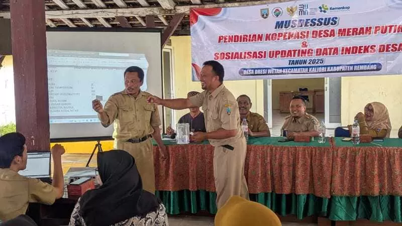Musdesus Koperasi Merah Putih di Rembang