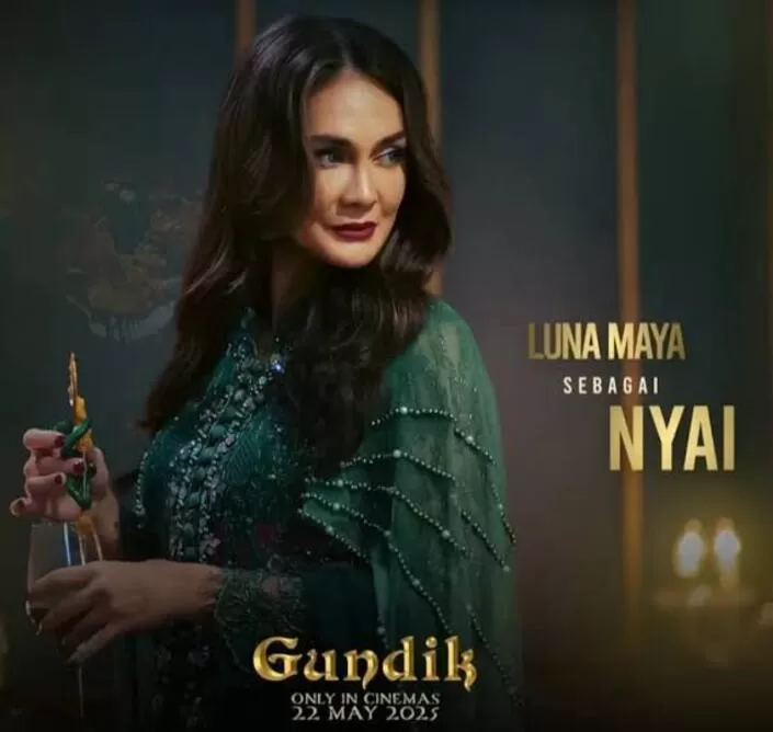 Luna Maya tampil memukau dalam film drama Gundik Yang tayang di bioskop NSC Rembang.