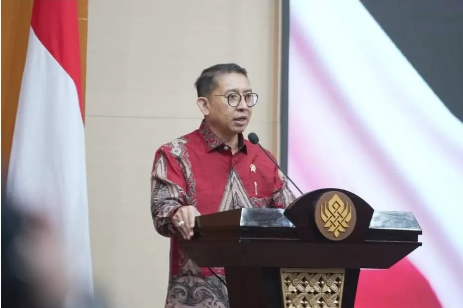 Potret Menbud Fadli Zon saat menghadiri Konferensi Pers: Anugerah Musik Indonesia (AMI) 2025 pada Kamis, 5 Juni 2025. (Instagram/fadlizon)
