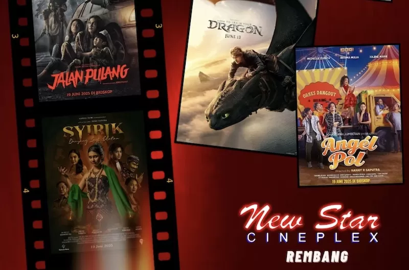 Jadwal bioskop Rembang hari ini Selasa 24 Juni 2025 di NSC Ultima. Cek jam tayang, film terbaru, dan harga tiketnya.