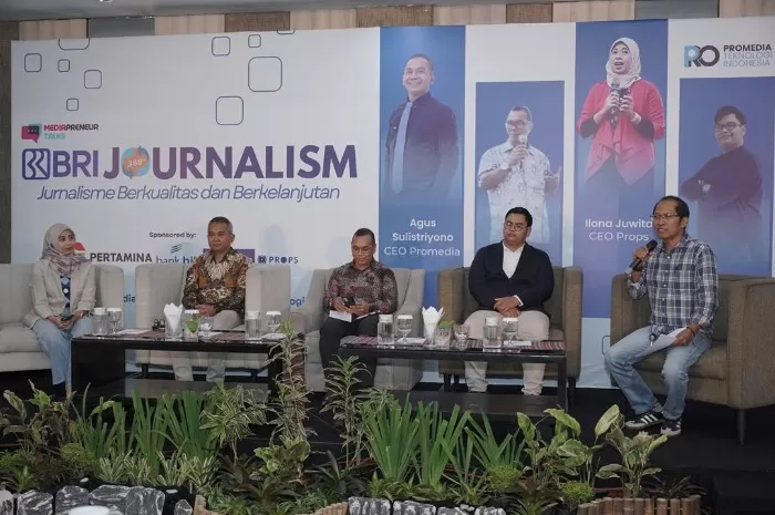Acara bertajuk &lsquo;BRI Journalism 360: Jurnalisme Berkualitas dan Berkelanjutan&rsquo; yang digelar Promedia Teknologi Indonesia (PTI) bersama Bank BRI di Kota Semarang, Jawa Tengah, pada 23-24 Oktober 2024. 