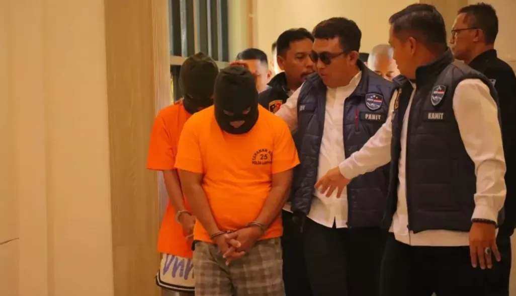 Polisi telah meringkus tiga orang yang diduga terlibat tindak penyebaran konten pornografi di sosial media. (Instagram/humas_poldalampung)