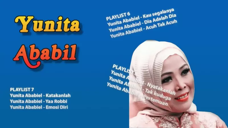 Temukan 5 lagu hits Yunita Ababiel dari era 90‑an hingga religi modern. 