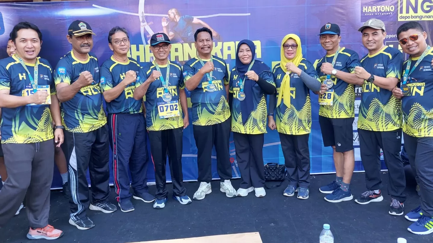 Bupati Rembang Harno Bersama Forkopimda Ikut Meriahkan Bhayangkara Run 2025, Ribuan Warga Tumpah Ruah di Mapolres 