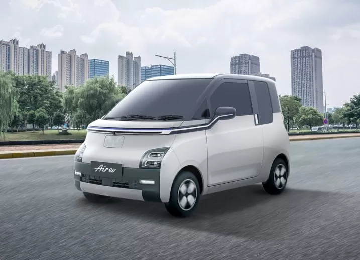 Tangkapan layar mobil listrik Wuling Air EV. (wuling.id)