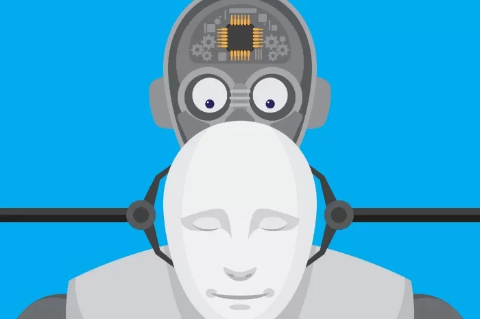 Ilustrasi teknologi artificial intelligence (AI) yang kian marak diotomatisasi dalam dunia kerja global. (Freepik.com)