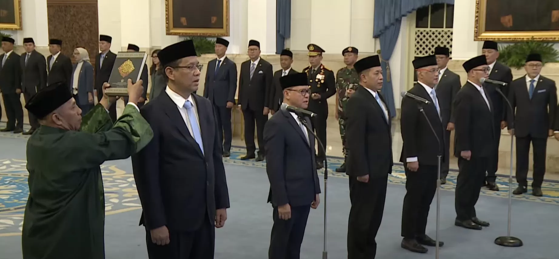 Presiden Prabowo melantik Menteri dan Wamen Negara Kabinet Merah Putih Sisa Masa Jabatan 2024-2029,8 Sep 2025