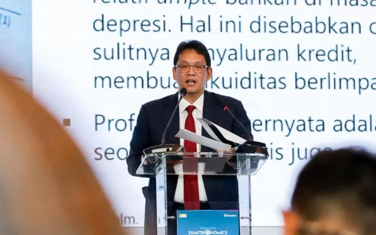 Menkeu Purbaya bicara tuntutan 17 plus 8 hanya suara sebagian kecil rakyat. (Dok LPS)