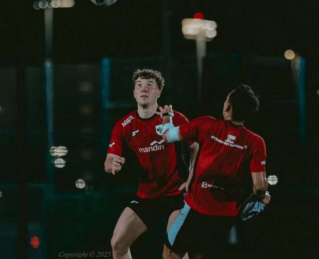 Penyerang timnas Indonesia, Ole Romeny masih belum dipastikan tampil di laga kontra Arab Saudi pada lanjutan Kualifikasi Piala Dunia 2026 Zona Asia Ronde 4. (Instagram/timnasindonesia)