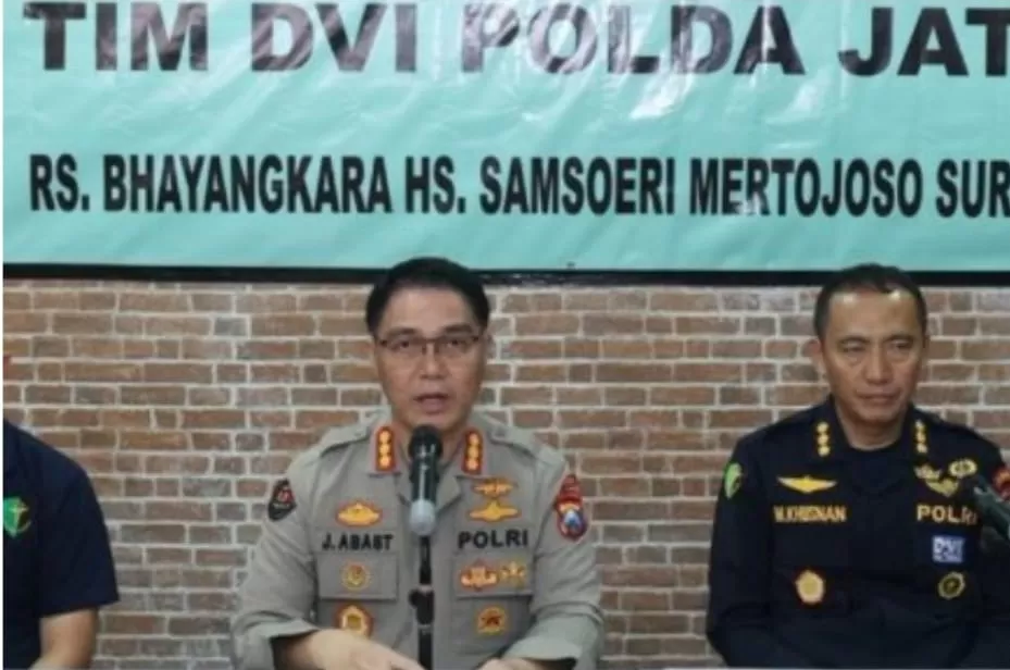 Polda Jatim naikkan proses penyidikan ambruknya Ponpes Al Khoziny. (Instagram/humaspoldajatim)