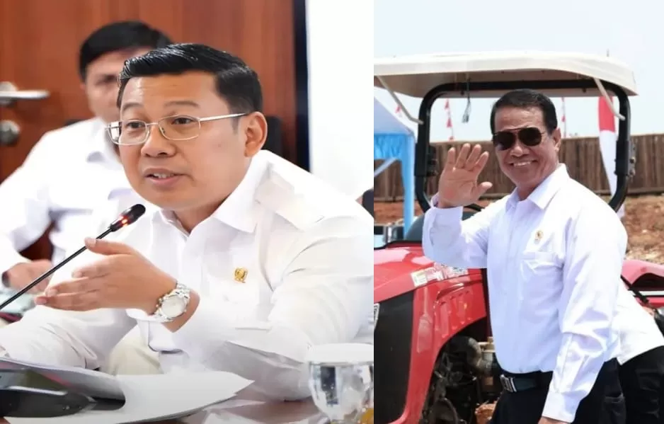 Posisi Arief Prasetyo Adi (kiri) sebagai Kepala Bapanas kini resmi digantikan oleh Menteri Pertanian Andi Amran Sulaiman (kanan). (Instagram/badanpangannasional - Instagram/a.amran_sulaiman)