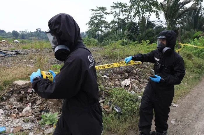 Menyoroti fakta terkini kasus pencemaran zat radioaktif di kawasan Cikande, Banten. (Dok. KLH)