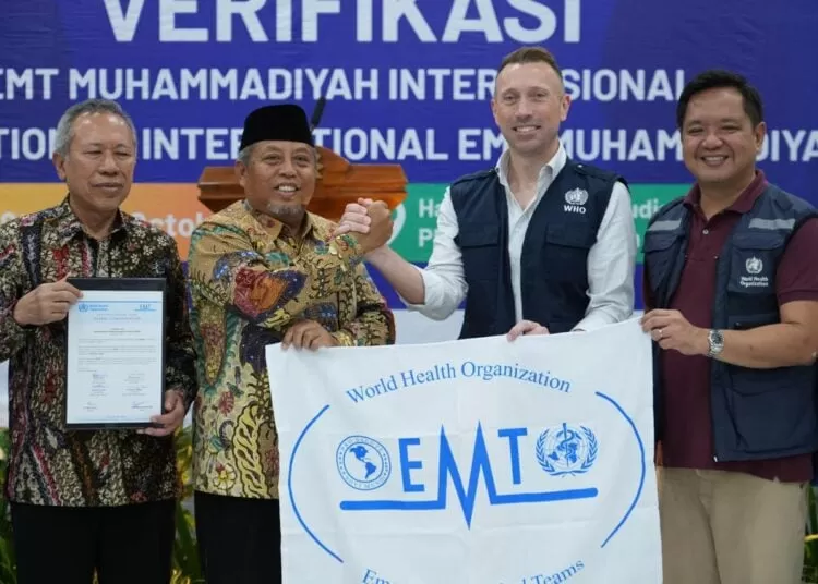 EMT Muhammadiyah jadi tim medis darurat berstandar internasional pertama di Indonesia yang resmi diakui WHO.
