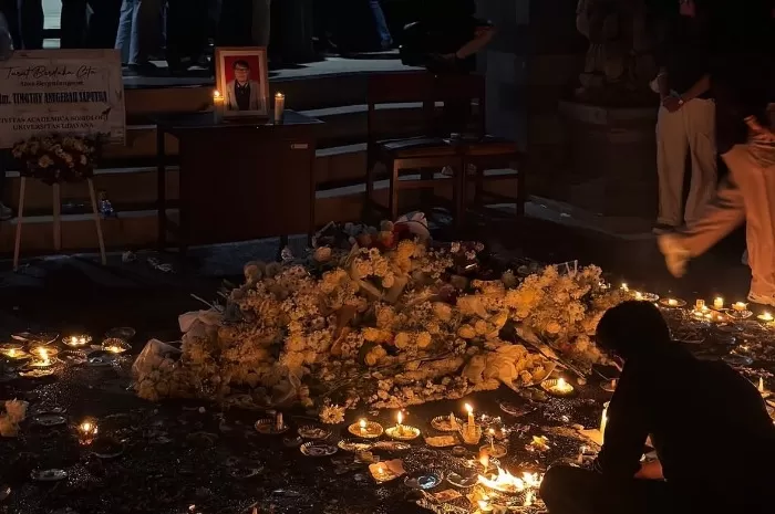 Menyoroti fakta terkini terkait kasus perundungan yang membayangi peristiwa kematian Timothy Anugerah di Universitas Udayana. (X.com/@aska)