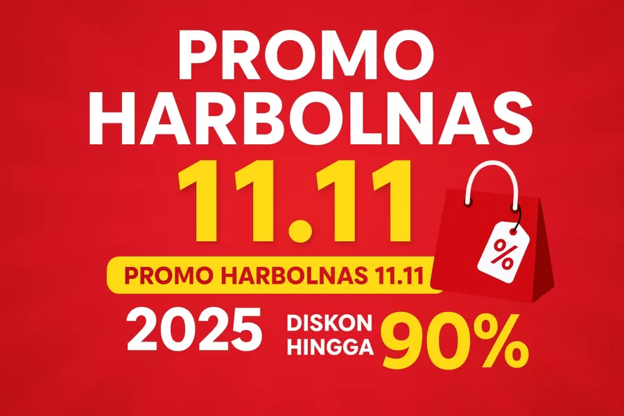 11.11 Harbolnas 2025 hadir! Dapatkan diskon besar, gratis ongkir, dan cashback melimpah di Shopee, Tokopedia, dan Lazada.  