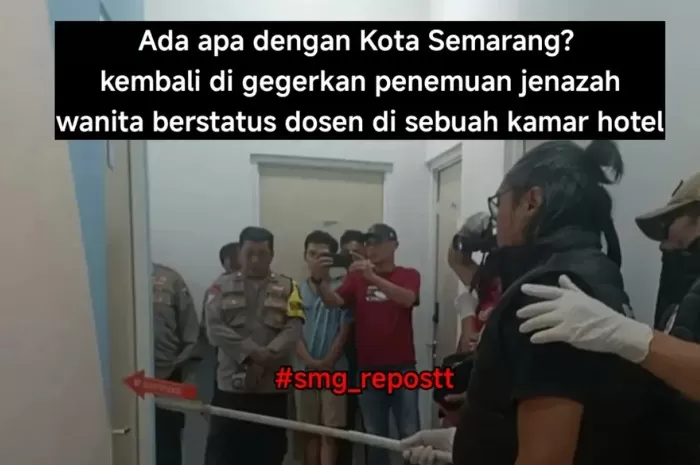 Menyoroti kasus penemuan wanita yang tewas di Hotel Gajahmungkur, Semarang. (Instagram.com/@smg_repostt)