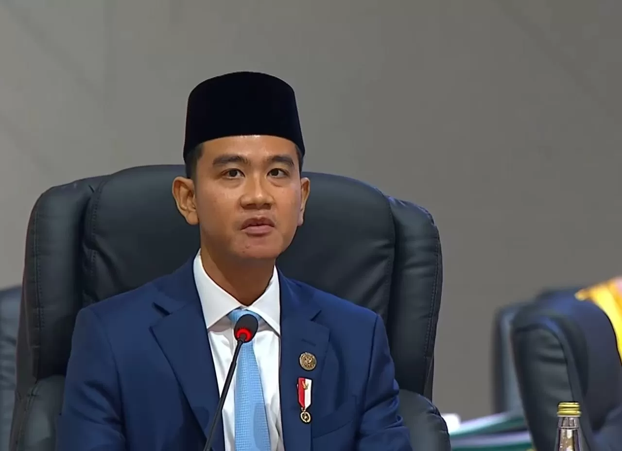 Wapres Gibran Rakabuming bicara soal MBG saat pidato sesi kedua KTT G20. (YouTube/Wakil Presiden RI)