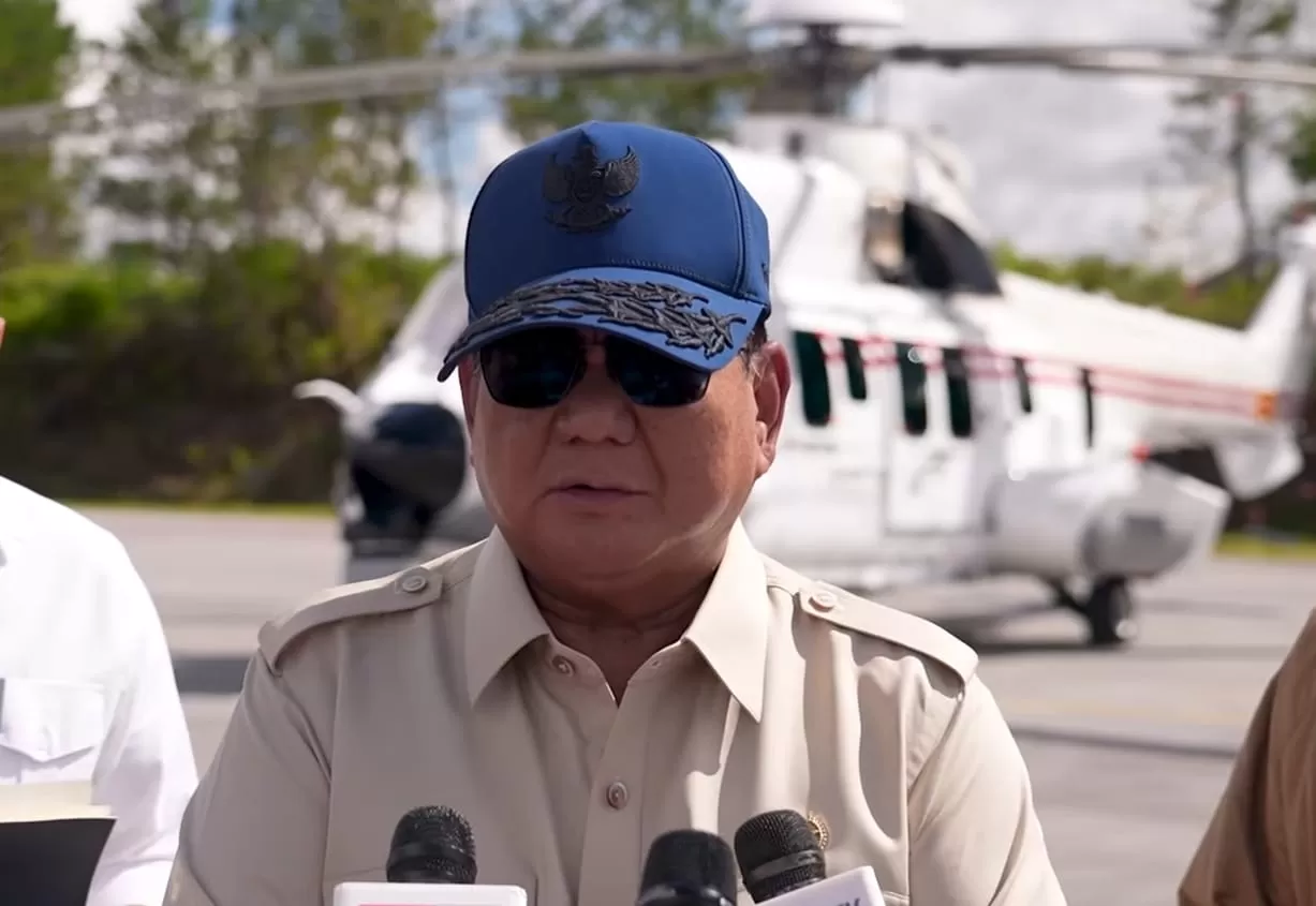 Presiden Prabowo memantau langsung penanganan bencana di Sumatera Utara dan Aceh. (YouTube/Sekretariat Presiden)