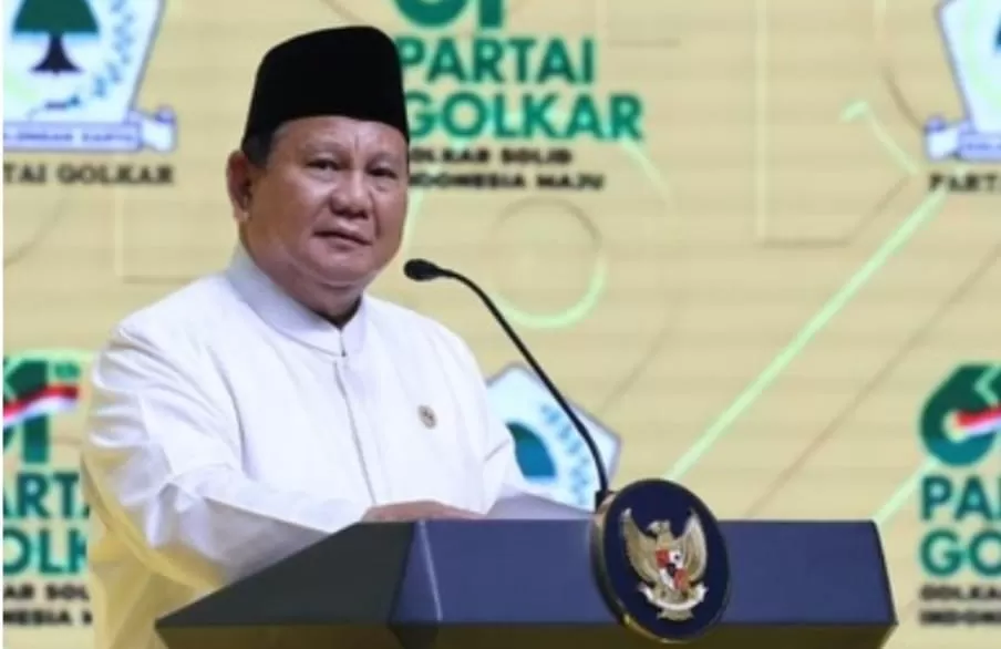 Presiden RI Prabowo pada peringatan HUT ke-61 Partai Golkar Tegaskan Indonesia Mampu Atasi Musibah di Aceh, Sumut, dan Sumbar