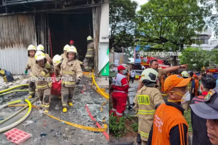Menyoroti fakta terkini insiden kebakaran di Gedung Terra Drone, Cempaka Putih, Jakarta Pusat, pada Selasa, 9 Desember 2025. (Instagram.com/@warungjurnalis)