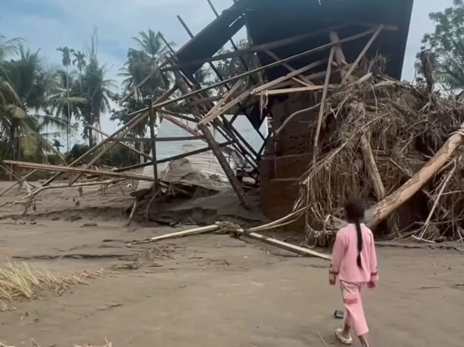 Tangkapan layar seorang bocah saat mengenang detik-detik bencana hingga mengira itu adalah hari terakhir hidupnya. (Instagram/ddtvofficial)