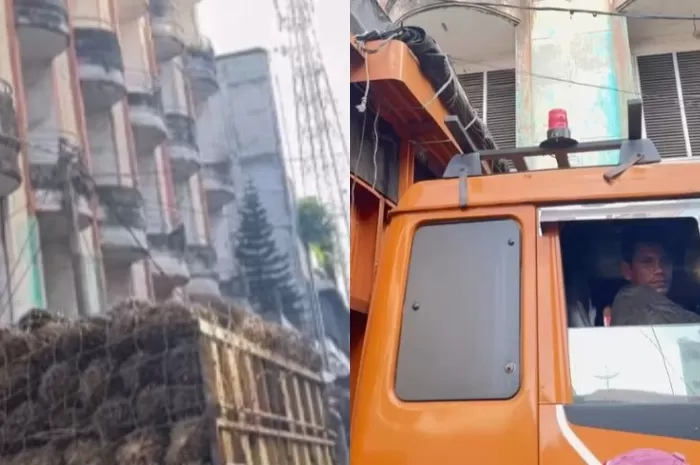 Menyoroti viralnya truk pengangkut sawit yang konvoi melintasi jalanan setelah bencana banjir bandang di Provinsi Aceh. (Instagram.com/@jakarta.keras)