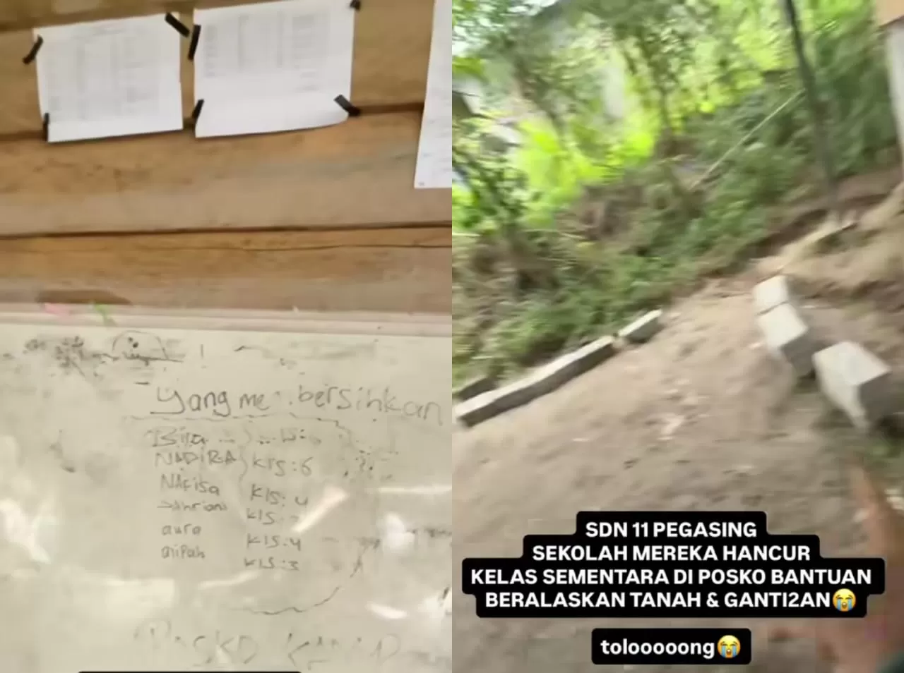 Anak-anak di Aceh Tengah belajar di sekolah darurat  pascabanjir. (Instagram/megiirawann)
