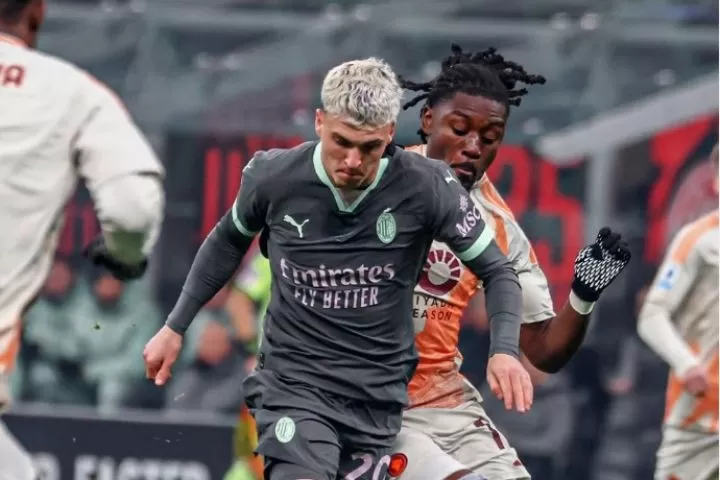 AC Milan hanya mampu bermain imbang 1-1 melawan AS Roma pada laga pekan ke-18 Liga Italia 2024-2025 (Foto: instagram/@acmilan)