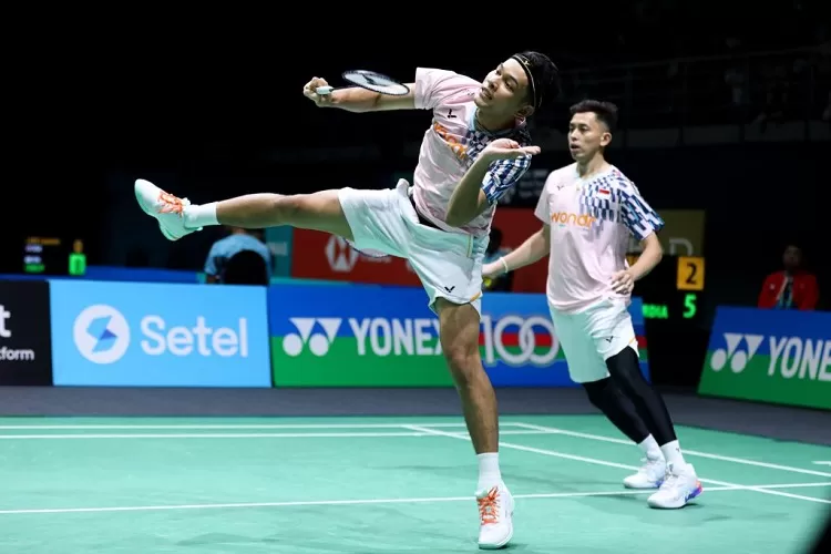 Fajar Alfian dan Muhammad Rian Ardianto tersingkir dari ajang Malaysia Open 2025 (Foto: PBSI)