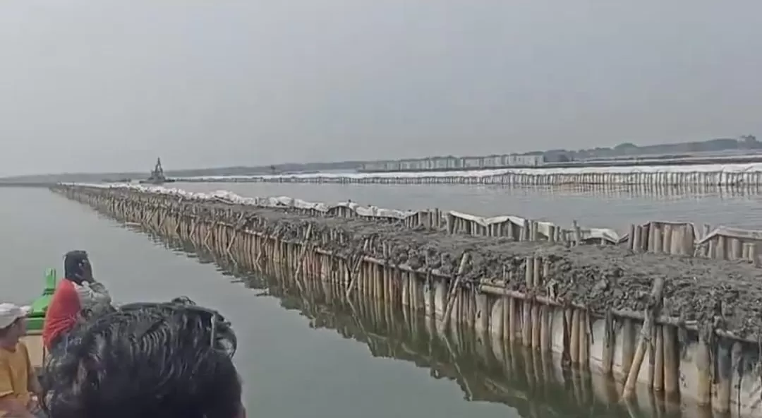 Heboh penemuan pagar laut dari bambu di perairan Bekasi, Jawa Barat (Dok: Istimewa)
