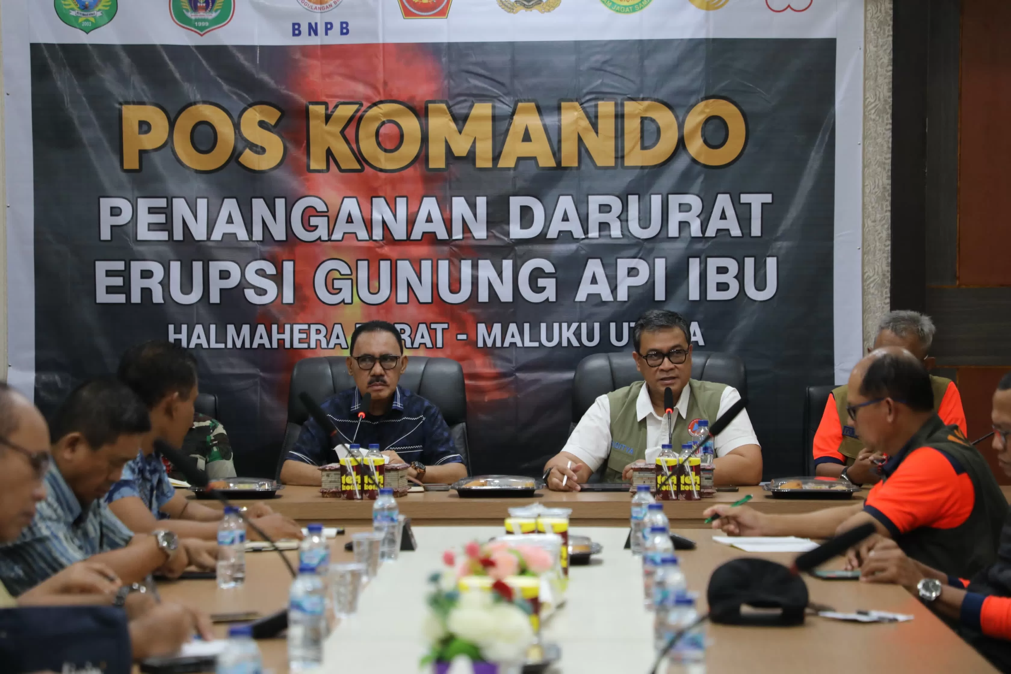 Pemerintah Halmahera Barat segera segera mengevakusi warga di enam desa di zona merah erupsi Erupsi Gunung Ibu. (Dok: BNPB)